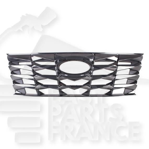 GRILLE DE CALANDRE PEINTE NOIRE BRILLANT S/CAMERA Pour HYUNDAI TUCSON - HY605 02/21→