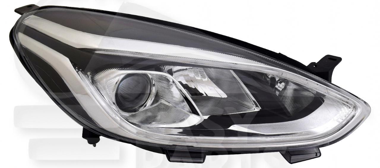 OPT D H7+H1 ELECT A/MOTEUR & FEU DE JOUR LED Pour FORD FIESTA - FD038 05/17→08/21