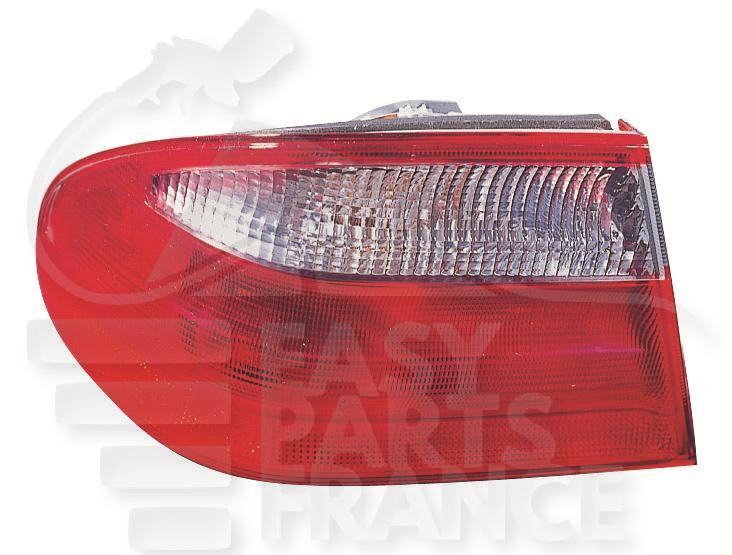 FEU ARG EXT BL/ROUGE Pour MERCEDES CLASSE E - W210 - ME081 10/99→06/02