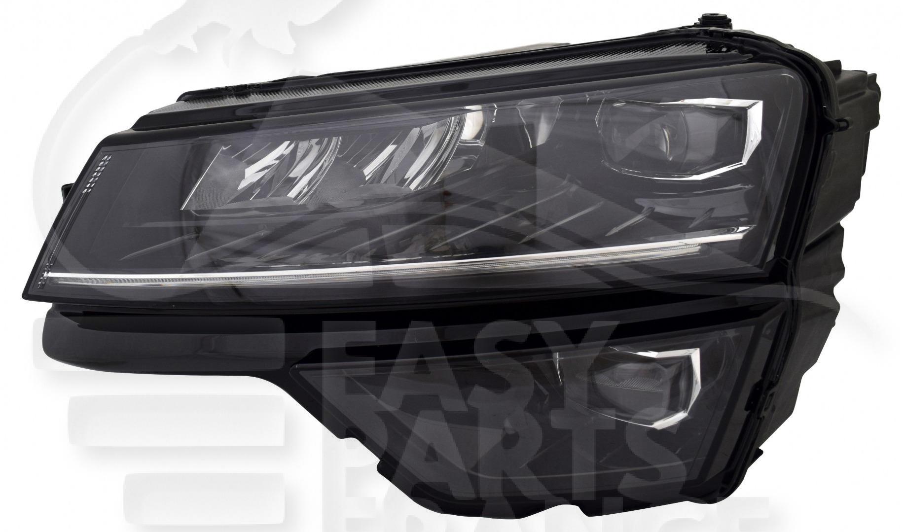 OPT G LED ELECT A/MOTEUR & FEU DE JOUR LED Pour SKODA KAROQ - SK100 11/17→12/21