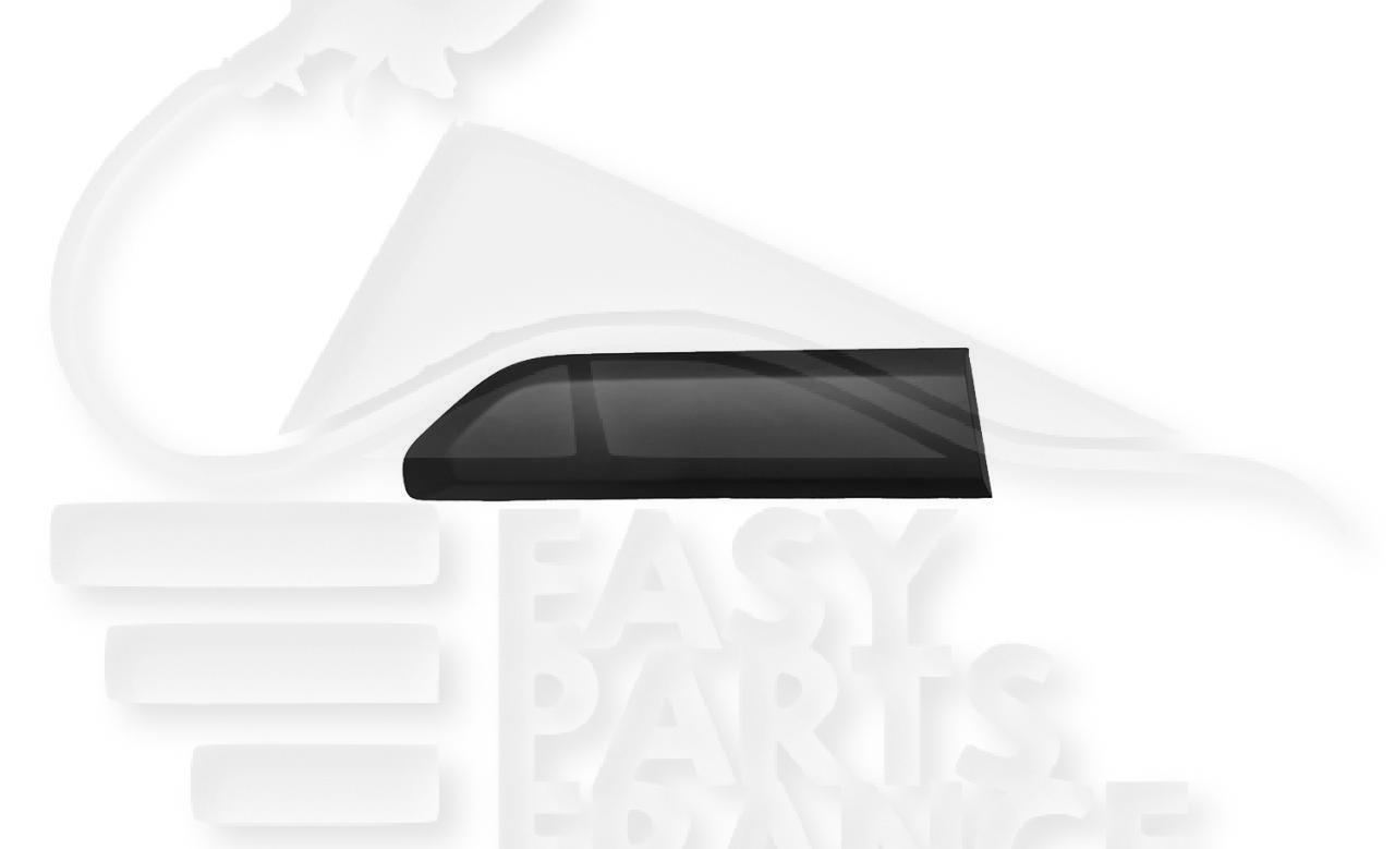 MOULURE AILE ARG NOIRE Pour OPEL COMBO VAN - OP059 09/18→