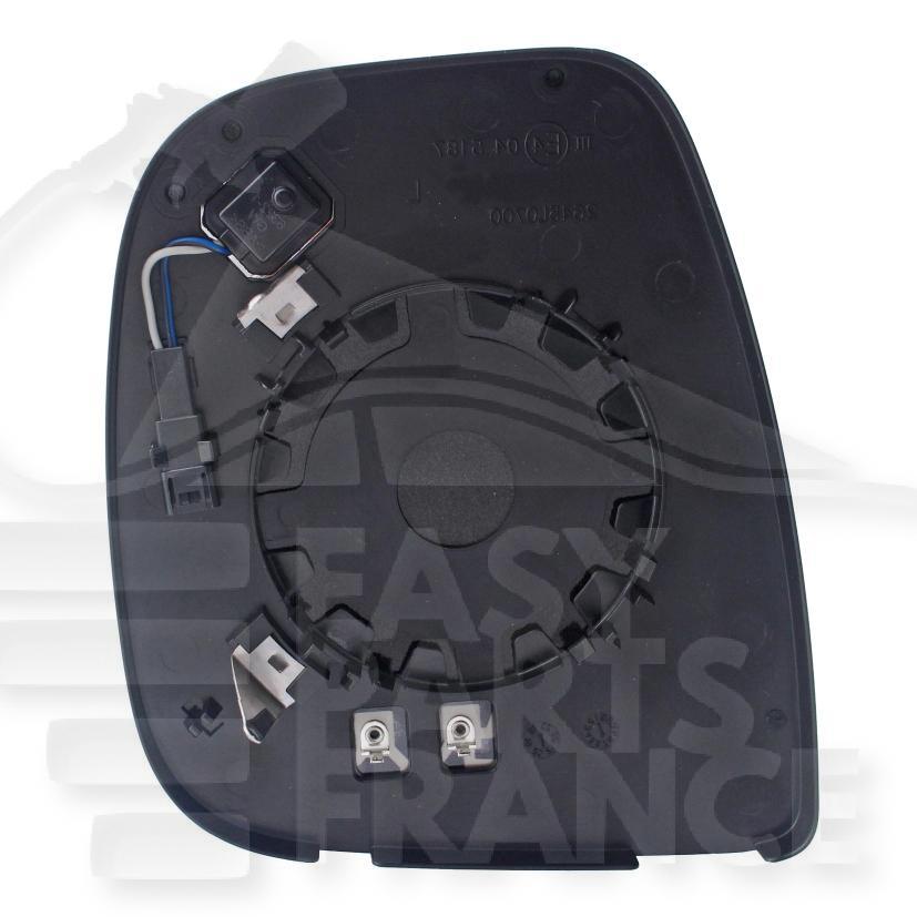 GLACE DE RETRO D +/- CHAUF & BDS Pour FIAT DOBLO MULTISPACE - FT075 06/22→