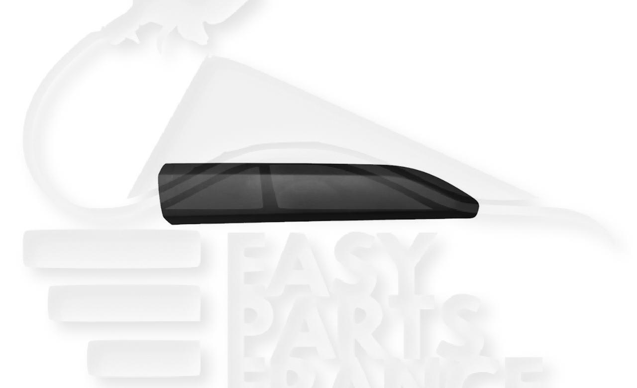 MOULURE DE PTE AVD NOIRE Pour FIAT DOBLO MULTISPACE - FT075 06/22→