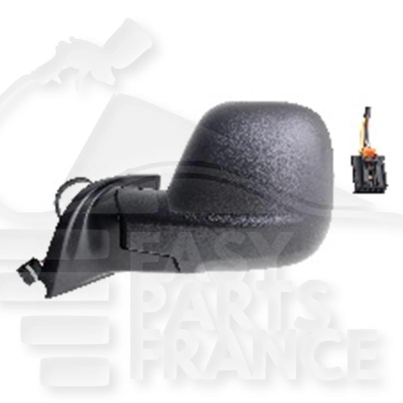 RETRO G ELECT CHAUF NOIR Pour FIAT DOBLO VAN/COMBI - FT074 06/22→