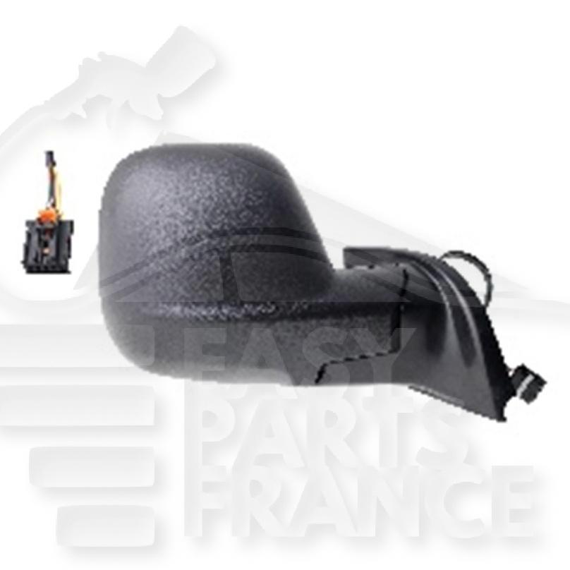 RETRO D ELECT CHAUF NOIR A/SONDE Pour PEUGEOT PARTNER - PG215 03/18→