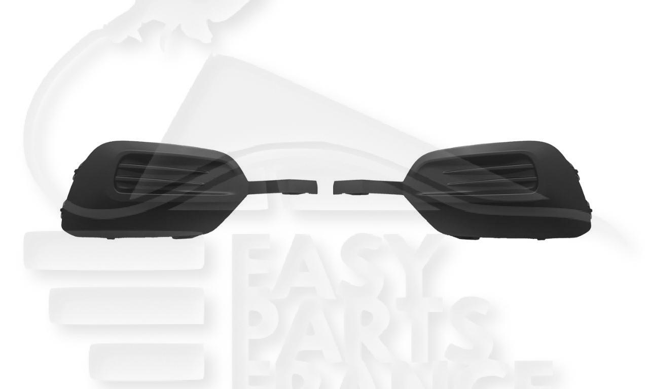 KIT DE MOULURE AVD/AVG NOIRE Pour OPEL COMBO MULTISPACE - OP060 03/18→