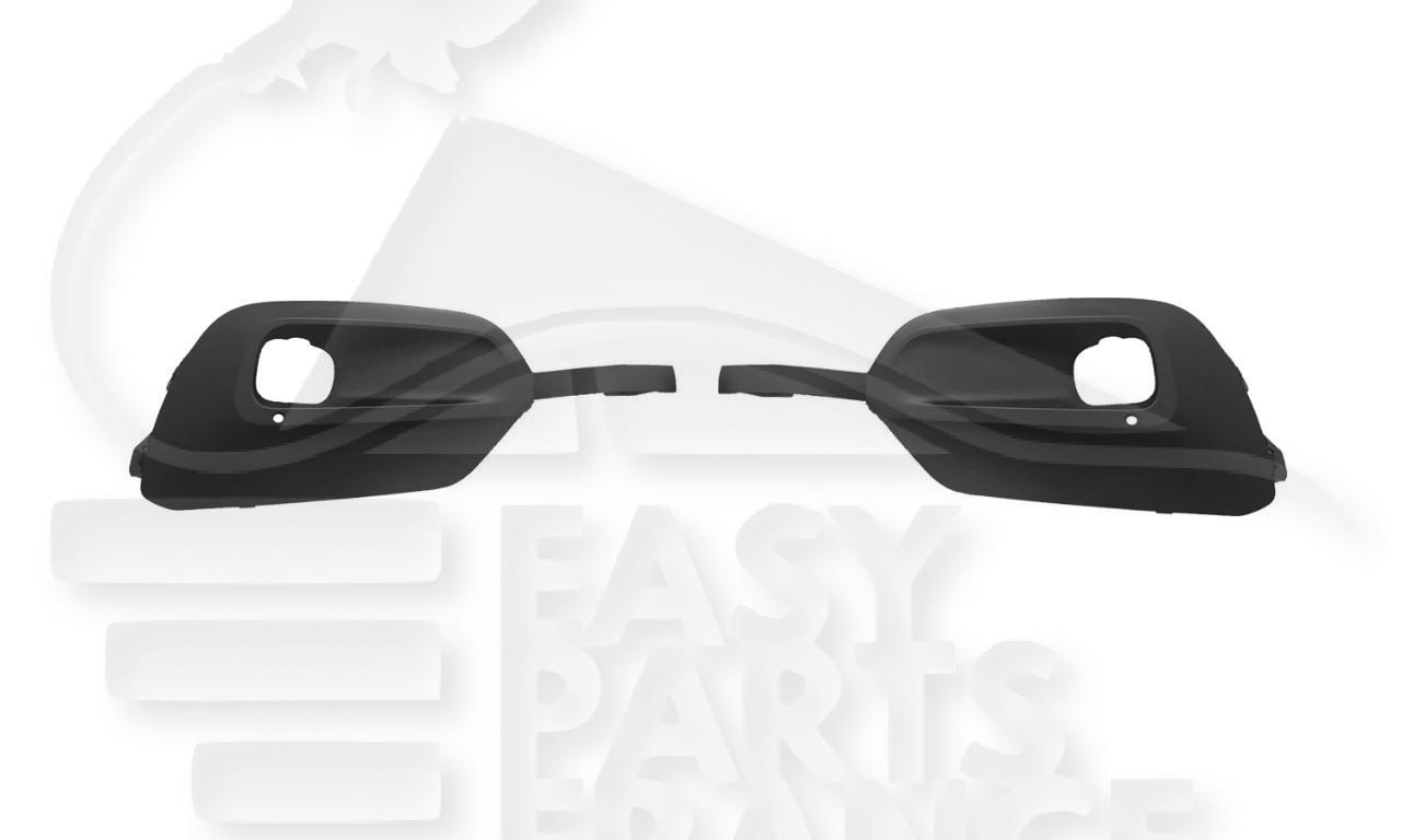 KIT DE MOULURE AVD/AVG A/EMPL AB NOIRE Pour OPEL COMBO MULTISPACE - OP060 03/18→