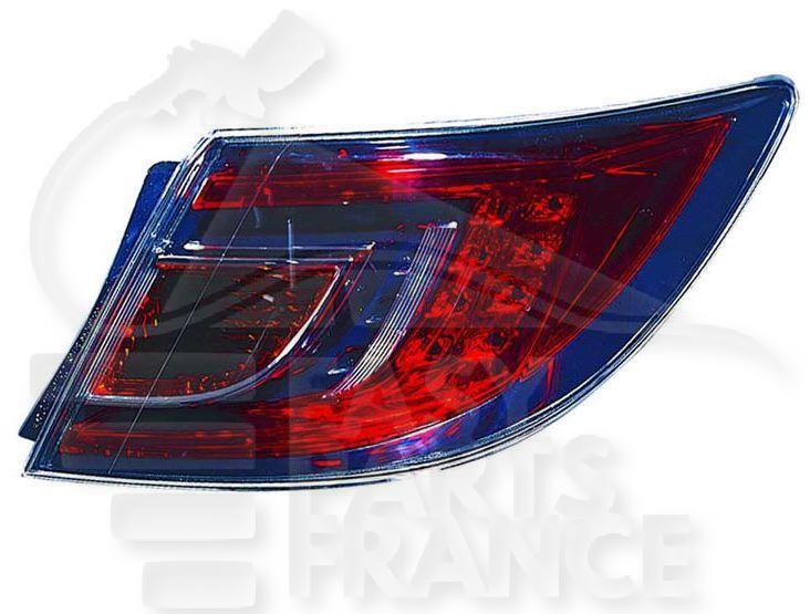 FEU ARD EXT ROUGE LED - 6 4/5 PTES Pour MAZDA 6 - MZ072 03/08→07/10