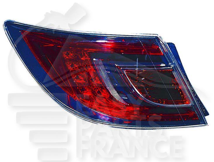 FEU ARG EXT ROUGE LED - 4/5 PTES Pour MAZDA 6 - MZ072 03/08→07/10