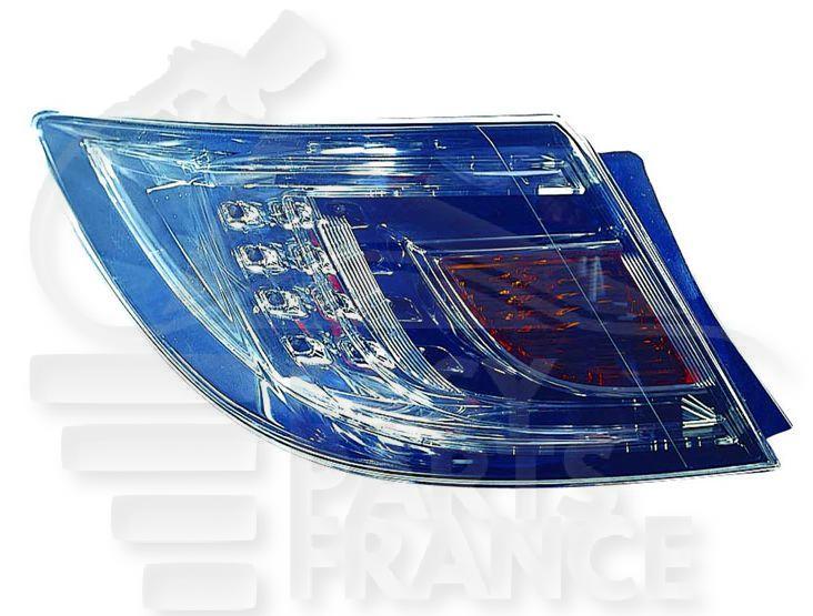 FEU ARG EXT BL LED - 4/5 PTES Pour MAZDA 6 - MZ072 03/08→07/10