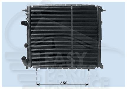 RADIA POUR R19 ESS 1.4 GTS/TSE/RN +/- CLIM 430 x 395 x 34 07/88→  DESTOCKAGE DESTOCKAGE