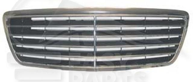 GRILLE DE CALANDRE - AVANGARDE Pour MERCEDES CLASSE E - W210 - ME081 10/99→06/02