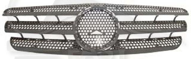 GRILLE DE CALANDRE NOIRE Pour MERCEDES CLASSE ML - W163 - ME150 09/98→08/01