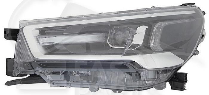 OPT G LED ELECT A/MOTEUR F/CHROME Pour TOYOTA HILUX - REVO (AN120/AN130)- TY138 06/20→