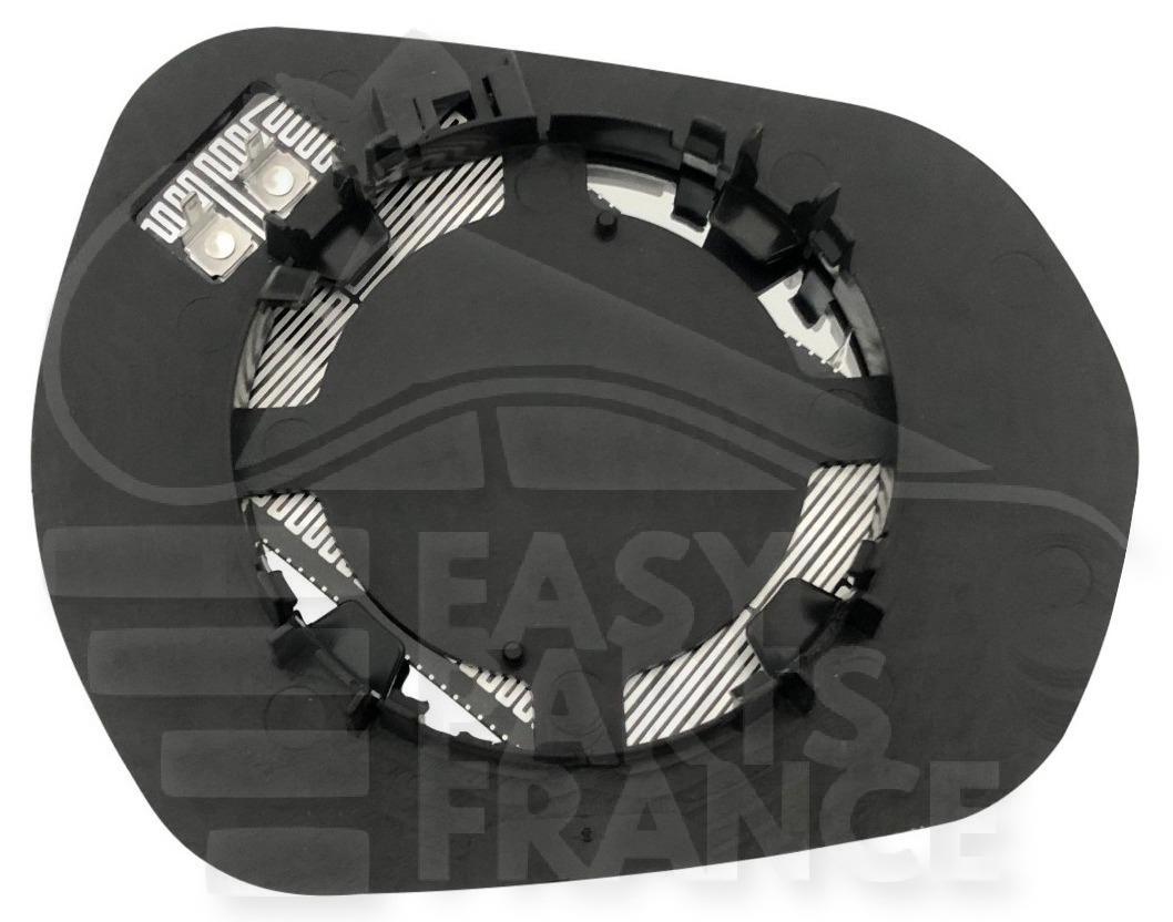 GLACE DE RETRO G CHAUF Pour FORD FIESTA ACTIVE - FD043 09/21→