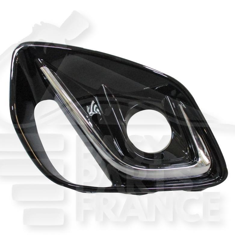 GRILLE DE PC AVG NOIRE A/EMPL AB & MOULURE CHROMEE Pour FORD PUMA - FD240 09/19→