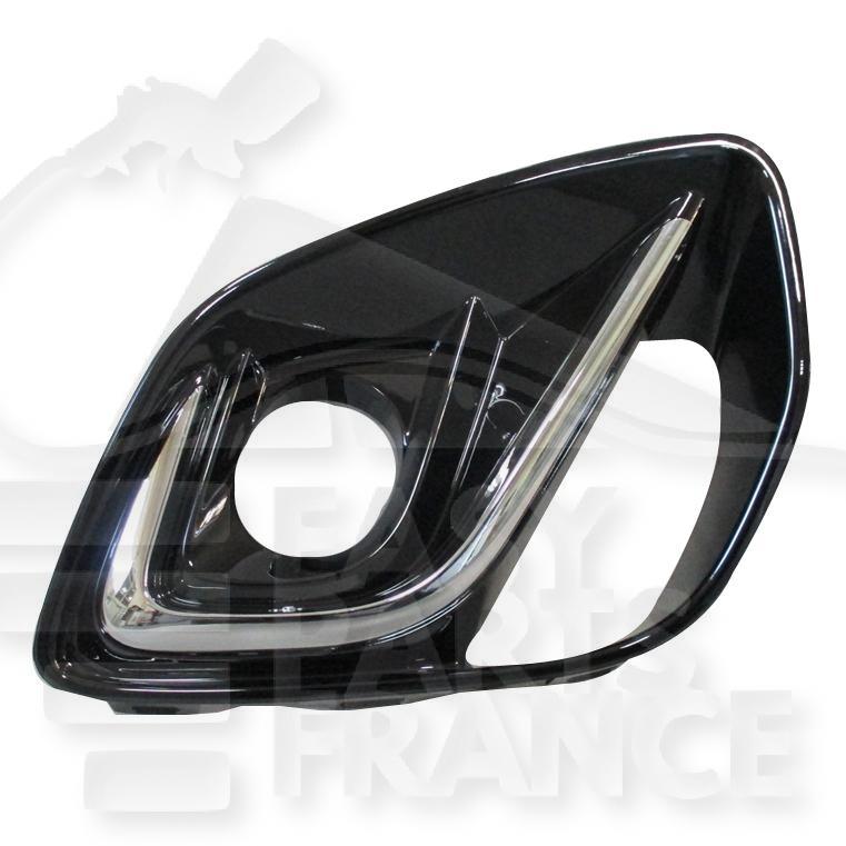 GRILLE DE PC AVD NOIRE A/EMPL AB & MOULURE CHROMEE Pour FORD PUMA - FD240 09/19→