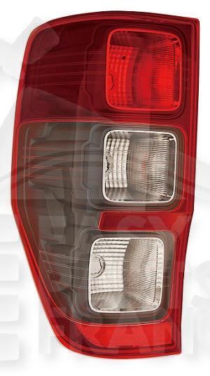 FEU ARG BL/ROUGE - RAPTOR Pour FORD RANGER - FD169 10/15→01/19