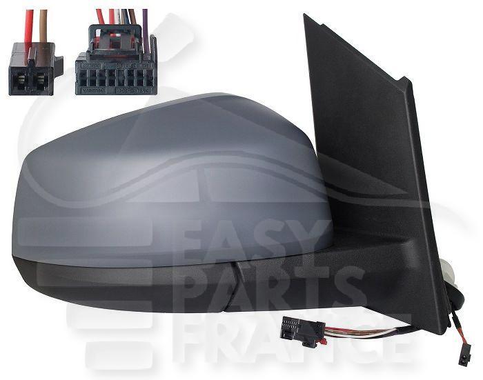 RETRO D ELECT CHAUF A PEINDRE RAB ELECT & LANE ASSIST 7+2 PINS Pour FORD TRANSIT CONNECT - FD185 10/21→