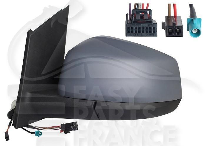 RETRO G ELECT CHAUF A PEINDRE RAB ELECT & ANTENNE AM/FM & LANE ASSIST 7+2+1 PINS Pour FORD TRANSIT CONNECT - FD185 10/21→