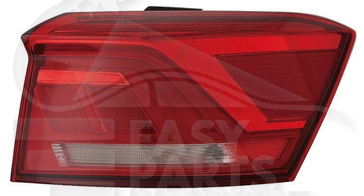 FEU ARD EXT LED - ROUGE Pour VOLKSWAGEN T-ROC - VO250 10/17→03/22