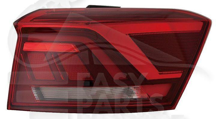 FEU ARD EXT LED - FUME Pour VOLKSWAGEN T-ROC - VO250 10/17→03/22