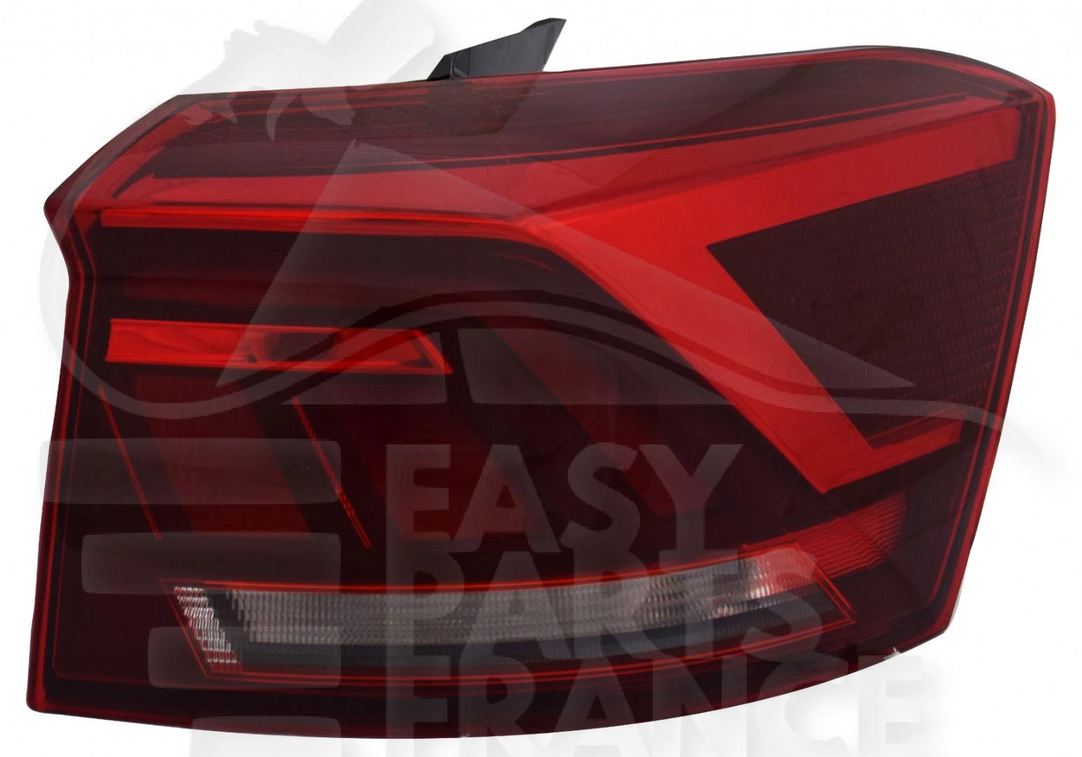 FEU ARD EXT LED - FUME Pour VOLKSWAGEN T-ROC - VO250 11/17→02/22