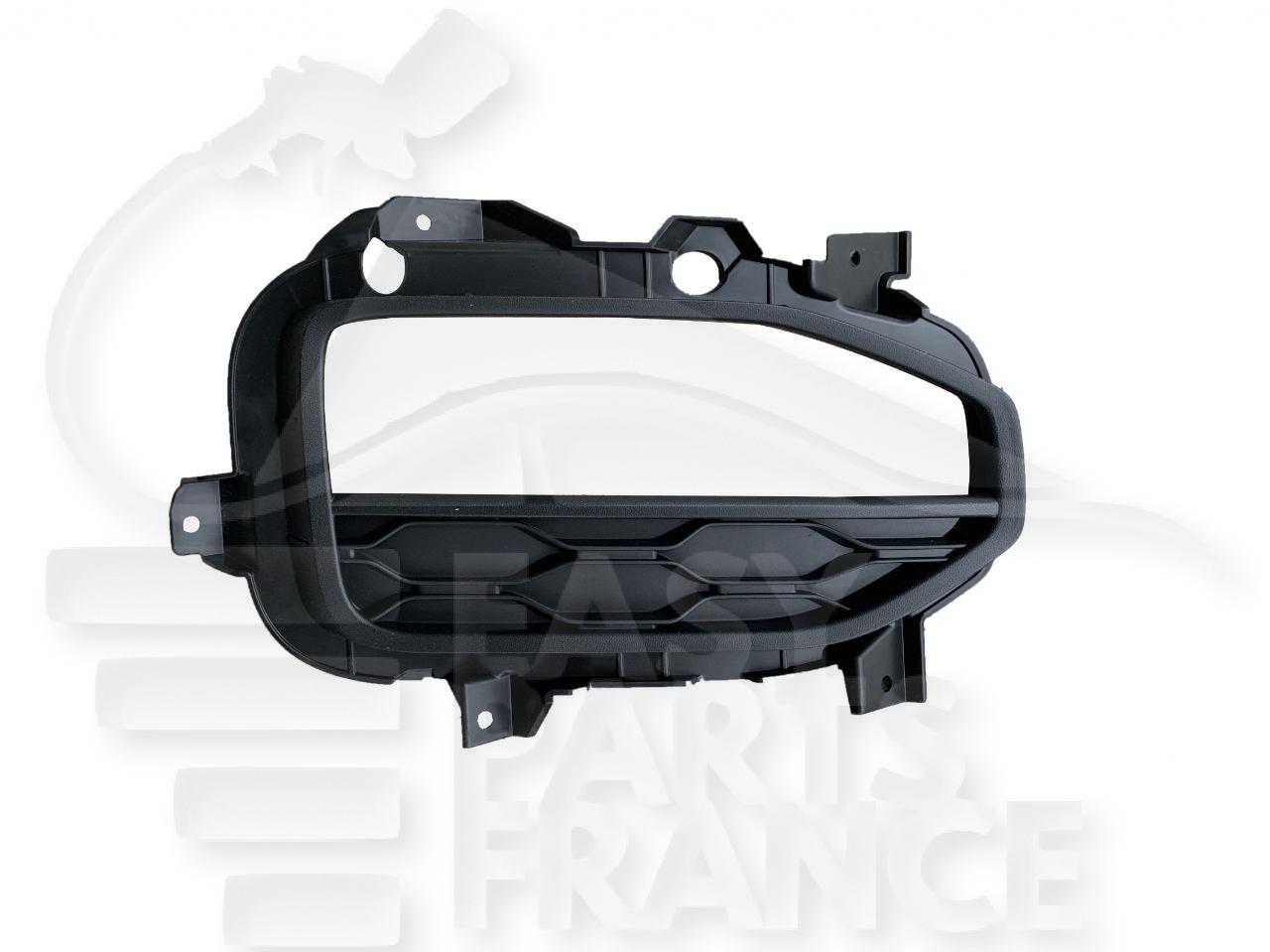 GRILLE DE PC AVD NOIRE A/EMPL AB S/PACKONTROL ( PHARE LED ) Pour VOLKSWAGEN T-ROC - VO250 10/17→03/22
