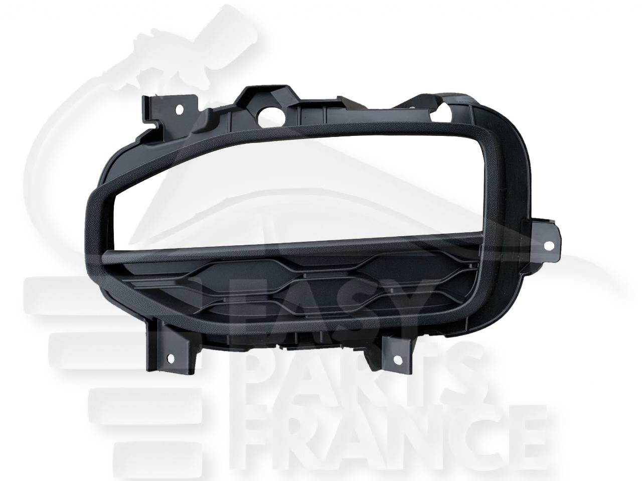 GRILLE DE PC AVG NOIRE A/EMPL AB S/PACKONTROL ( PHARE LED ) Pour VOLKSWAGEN T-ROC - VO250 10/17→03/22