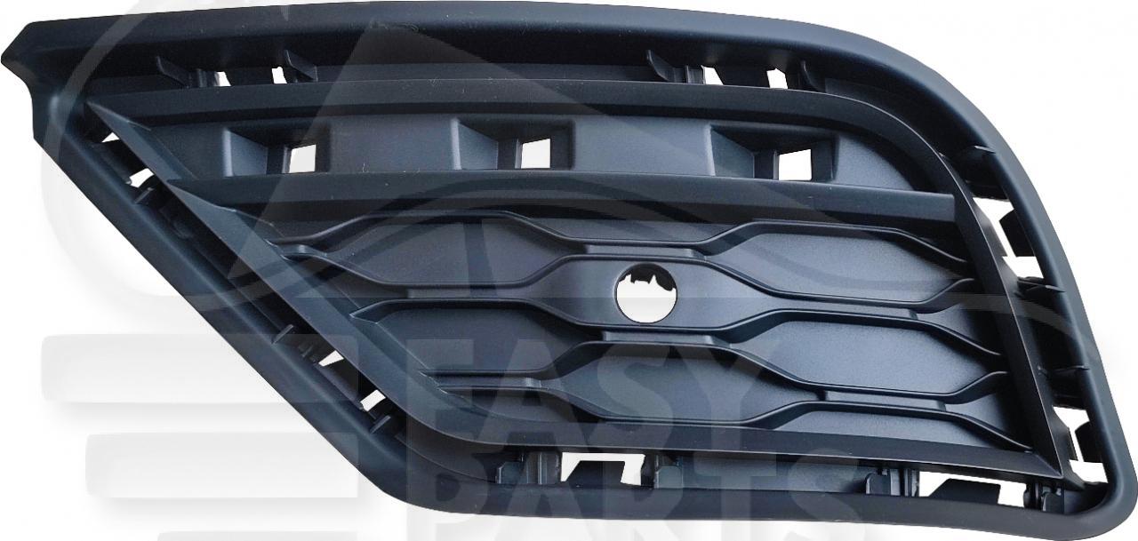GRILLE DE PC ARD NOIRE A/PACKONTROL Pour VOLKSWAGEN T-ROC - VO250 10/17→03/22