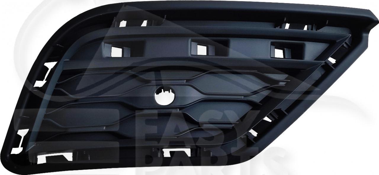GRILLE DE PC ARG NOIRE A/PACKONTROL Pour VOLKSWAGEN T-ROC - VO250 11/17→02/22