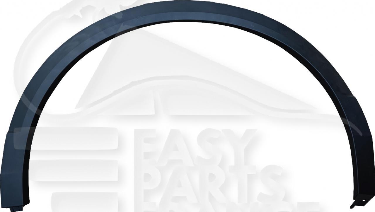 ELARGISSEUR AILE ARG NOIR Pour VOLKSWAGEN T-ROC - VO250 10/17→03/22