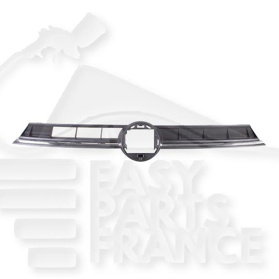 GRILLE DE CALANDRE NOIRE A/MOULURE CHROMEE Pour VOLKSWAGEN POLO - VO141 05/21→