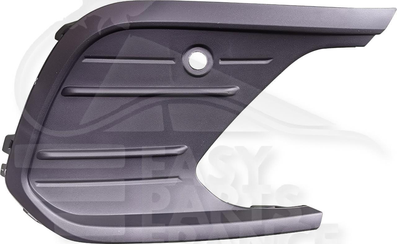 GRILLE DE PC AVD NOIRE A/PACKONTROL Pour VOLKSWAGEN POLO - VO141 05/21→