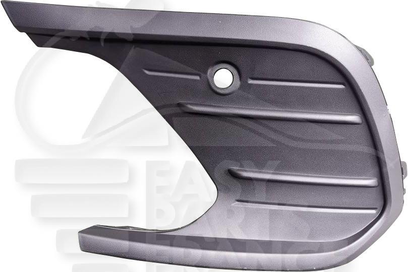GRILLE DE PC AVG NOIRE A/PACKONTROL Pour VOLKSWAGEN POLO - VO141 05/21→