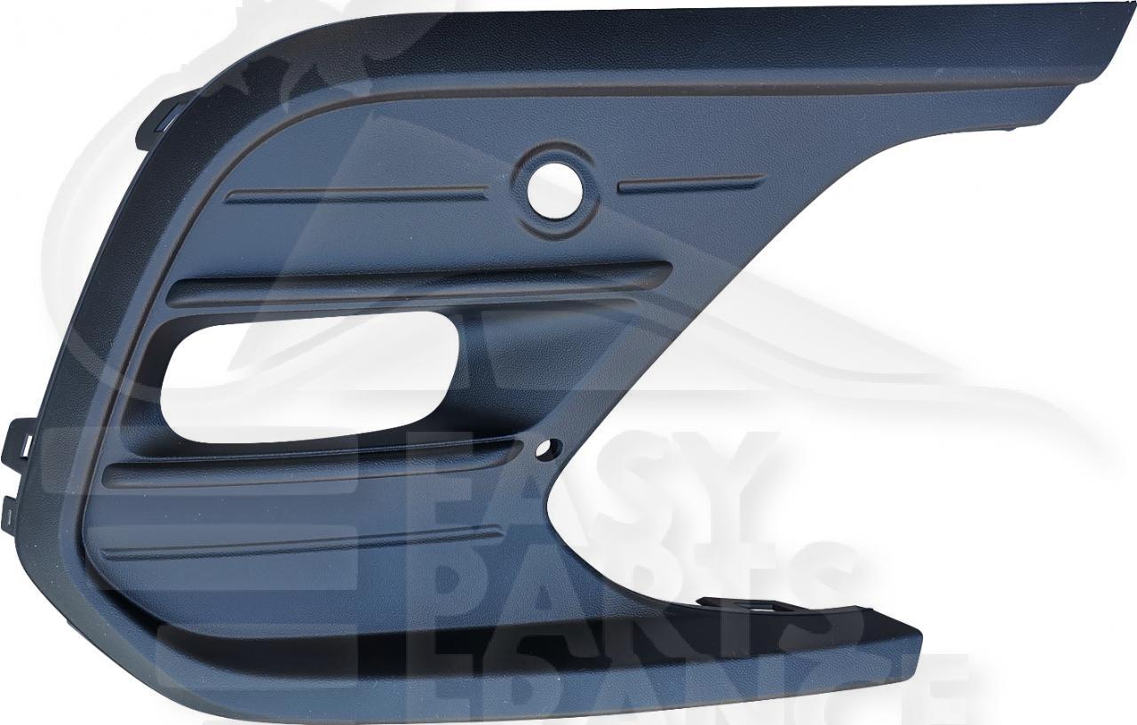 GRILLE DE PC AVD NOIRE A/EMPL AB & PACKONTROL Pour VOLKSWAGEN POLO - VO141 05/21→