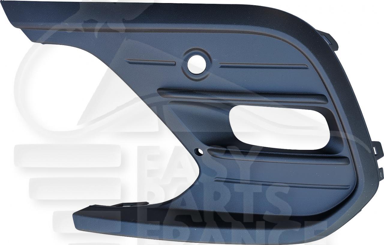 GRILLE DE PC AVG NOIRE A/EMPL AB & PACKONTROL Pour VOLKSWAGEN POLO - VO141 05/21→