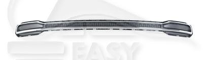 GRILLE CENTRALE DE SPOILER DE PC AR NOIRE & CADRE CHROME Pour AUDI Q5 (FY) S LINE - AD133 02/17→10/20