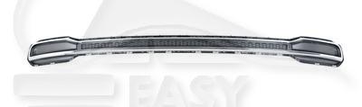 GRILLE CENTRALE DE SPOILER DE PC AR NOIRE & CADRE CHROME Pour AUDI Q5 (FY) S LINE - AD133 02/17→10/20