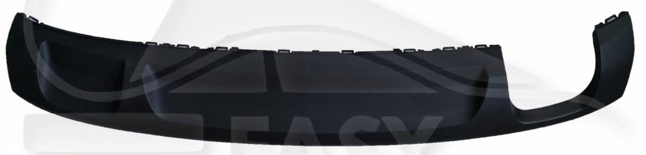 SPOILER DE PC AR NOIR DOUBLE SORTIE ECHAPPEMENT A GAUCHE Pour AUDI A3 -4 PTES/CABRIO - AD054 07/16→04/20