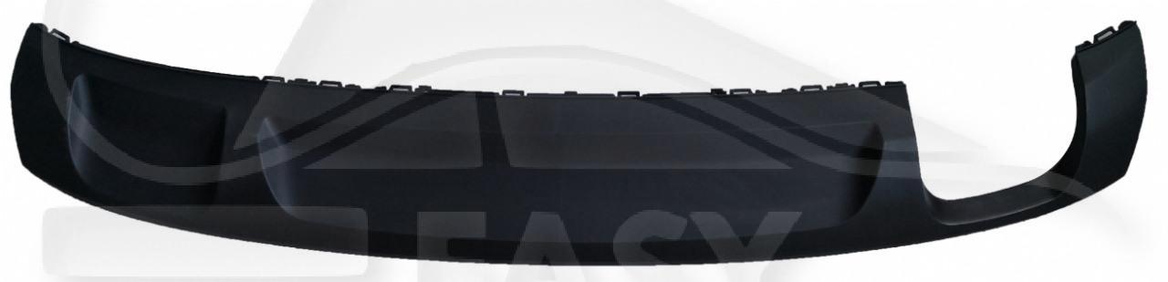 SPOILER DE PC AR NOIR DOUBLE SORTIE ECHAPPEMENT A GAUCHE Pour AUDI A3 -4 PTES/CABRIO - AD054 03/16→04/20