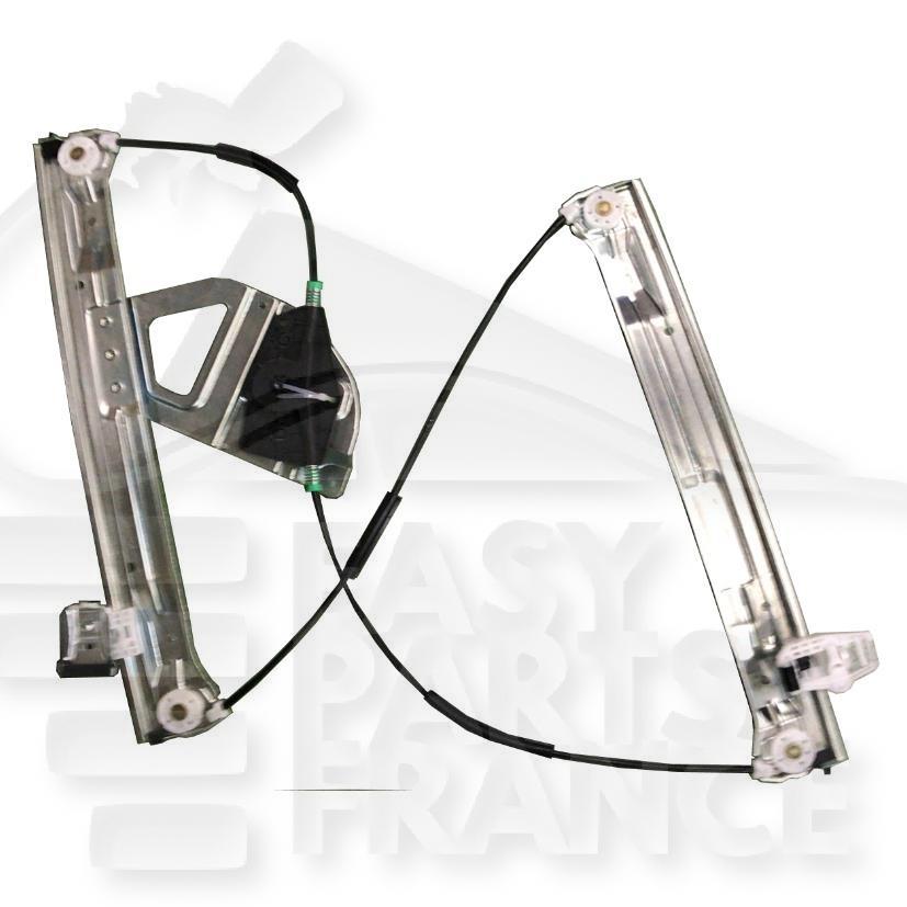 MECANISME DE LEVE VITRE ELECT AVD - 3 PTES Pour PEUGEOT 208 - PG231 04/15→08/19