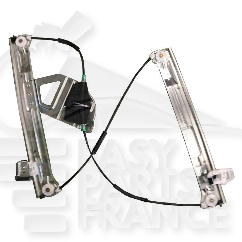 MECANISME DE LEVE VITRE ELECT AVD - 3 PTES Pour PEUGEOT 208 - PG231 04/15→08/19
