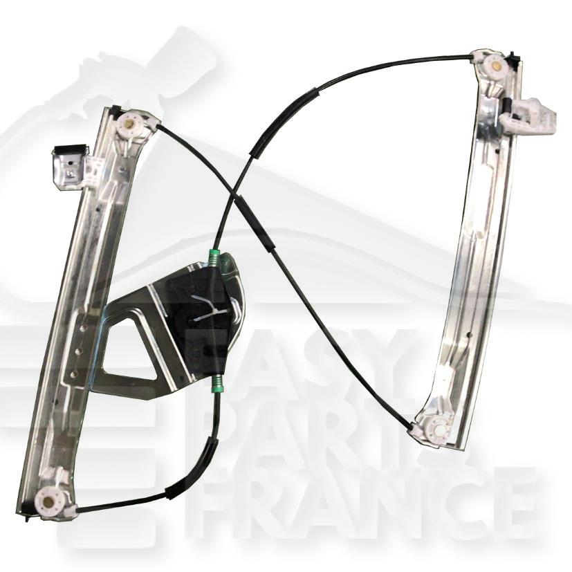 MECANISME DE LEVE VITRE ELECT AVG- 3 PTES Pour PEUGEOT 208 - PG231 04/15→08/19