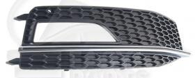 GRILLE DE PC AVD A/EMPL AB NOIRE S/CONTROL DE VITESSE Pour AUDI A4 (B8) S LINE - AD074 01/12→03/15