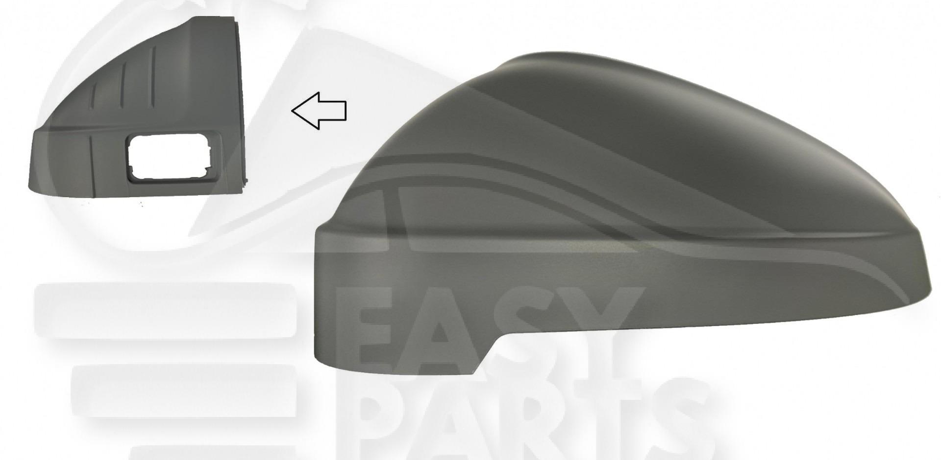 COQUE DE RETRO G A PEINDRE LANE ASSIST Pour AUDI A4 (B9) S LINE - AD068 07/18→01/20