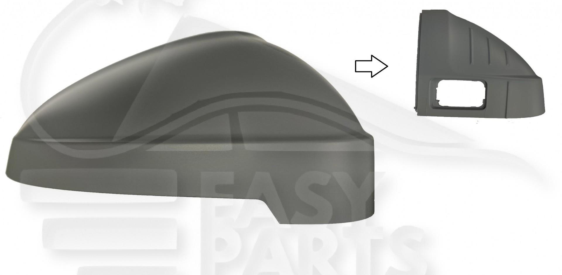COQUE DE RETRO D A PEINDRE LANE ASSIST Pour AUDI A4 (B9) RS4 - AD071 04/20→