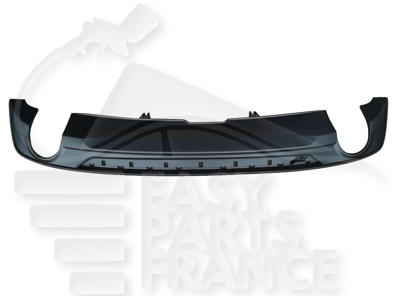 SPOILER DE PC AR NOIR 2 SORTIES ECH Pour AUDI A5 COUPE/CABRIO S-LINE F5 - AD086 04/17→