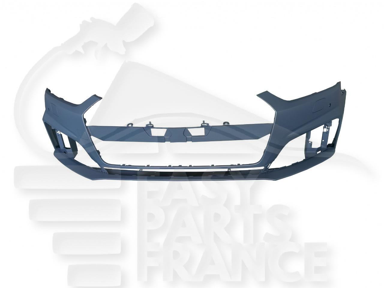 PC AV A PEINDRE A/LAVE PHARE & AVEC 2 TROUS POUR CAPTEURS Pour AUDI A5 SPORTBACK S-LINE F5 -AD085 04/17→