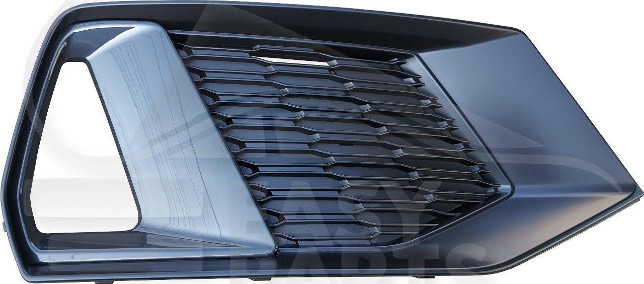 GRILLE DE PC AVD NOIRE Pour AUDI A7 (4G9) - AD102 02/18→